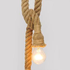 Juego de lámparas colgantes industriales vintage, luces colgantes de cuerda, corriente 16A para electrodomésticos, dormitorio, <span class=keywords><strong>restaurante</strong></span>, cafetería, Bar, estilo rural - Product Image 2