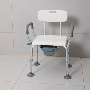 Silla de Ducha y Inodoro Plegable y Ajustable para Personas con Discapacidad - Product Image 1