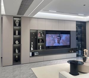 Entire <b>Wall</b> <b>TV</b> <b>Stand</b> Customized Living Room Furniture Whole House Customization - Product Image 2