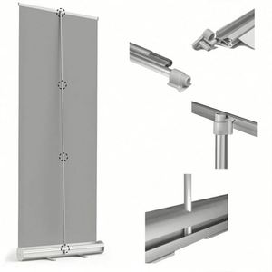 Banner Portátil con Marco de Aluminio para Publicidad Fácil y Transporte en Eventos y Ferias Comerciales - Incluye Estuche de Transporte y Sistema Step Repeat - Product Image 5