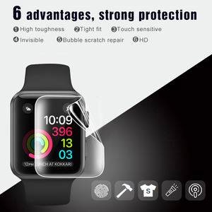 Film Hydrogel anti-rayures pour Apple Watch, réparation automatique, couverture complète, sans <span class=keywords><strong>bulle</strong></span>, protecteur d'écran, séries 5 4 - Product Image 3