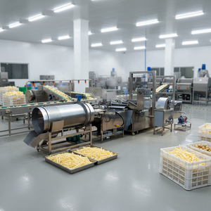 Usine Prix Croustillant Doigt Bâton À Frire Équipements Frais Croustilles Faisant La <span class=keywords><strong>Ligne</strong></span> <span class=keywords><strong>De</strong></span> Production Congelés Français Frites Machine Pour <span class=keywords><strong>Vente</strong></span> - Product Image 1