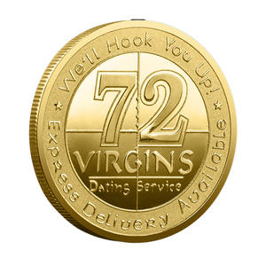 Gedenkmunt van de Amerikaanse Marine, zinken legering, dubbelzijdig, gepatineerd, verzamelobject, op maat ontworpen. - Product Image 2