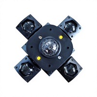 Projecteur de scène à tête mobile RGBW, faisceau à quatre bras, stroboscope, laser DMX512, mini éclairage pour DJ, discothèque, KTV, spectacle