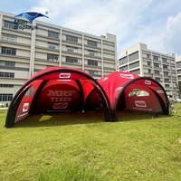 Dômes gonflables personnalisés avec logo, imperméables, 20 pieds, tentes pour événements, sports motorisés, gazebo, tente de réception 6x6 m, tente de course, publicité, pompe électrique