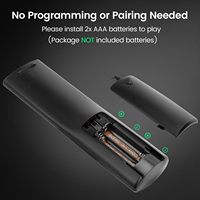 Control Remoto Universal para Smart TV AKB76037601, Compatible con Todos los Modelos LG, Funciona con Pilas AAA, 4 Botones