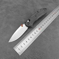 BM 565 Mini Freek Vouwmes D2 Drop Point Lemmet Carbon Fiber Handvat EDC Gereedschap Buitenactiviteiten Jacht Zakmes Fruitmes