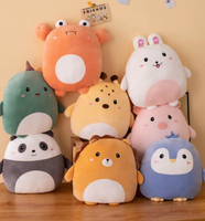 Vente en gros de peluches câlins, oreiller, animaux, peluches, panda, produits mignons pour enfants