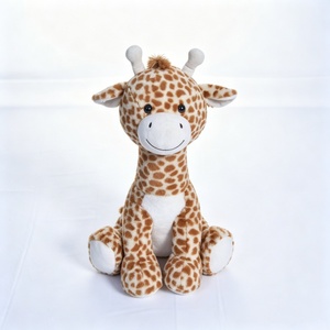 Jirafa de peluche personalizada, adorable y sentada, juguete de peluche de jirafa. - Product Image 4