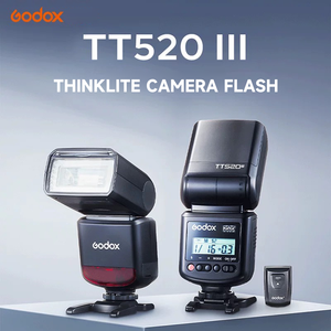 Godox TT520III Manual Universal Camera Flash Speedlight for Canon <strong>Nikon</strong> Sony Fujifilm Olympus Panasonic Pentax GN33 Original - Product Image 2