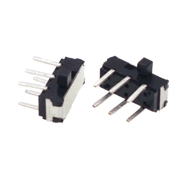 MSK22D18 2P2T Slide Switch 2 Position DIP Switch 6P Handle Height 2.0mm/3.0mm/4.0mm/5.0mm/6.0mm