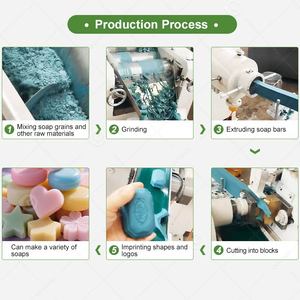 Línea de Producción de Jabón Sólido Industrial a Pequeña Escala, Tamaño Mini, Máquina Simple para Fabricar Jabón en Barra para el Hogar - Product Image 5