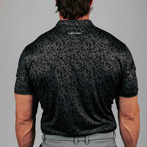 <span class=keywords><strong>Chemises</strong></span> de golf sans col pour <span class=keywords><strong>hommes</strong></span> OEM, imprimé camouflage, jersey en polyester, col à revers, logo personnalisé, vêtements d'équipe avec design gratuit - Product Image 4