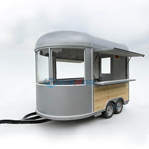 Zhenda Brand Customized Red Motor Mobile Food Booth Shopping Mall Stall Pizza Hot Dog Food Trolley - Product Image 4