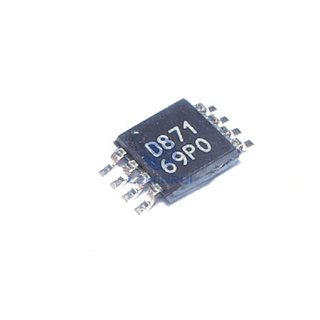 Silk screen D871 MSOP8 digital to analog converter chip DAC8571