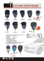 Micro CB pour 4 broches Super Star/Cobra CB Radio Workman CDM-507/4 P Alan/CDM-507 président/microphone sifflet M4