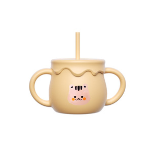 Tazza per Bambini in Silicone Alimentare Multicolore, Antigoccia, per Bere <span class=keywords><strong>Acqua</strong></span> e Mangiare - Product Image 6