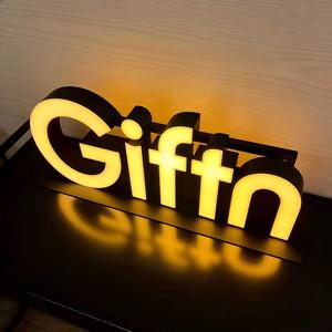 Custom Design Acrylic LED 3D <b>Letter</b> Store Sign with Backlight for Outdoor/Office Use - Product Image 3