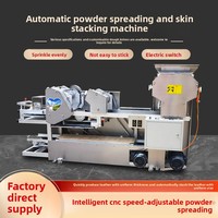 Machine à presser la pâte multifonctionnelle entièrement automatique pour wontons, raviolis, nouilles et peaux de raviolis, capacité 250 kg/h