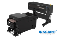 Printer DTF INKGIANT Ukuran A2 Lebar Cetak 42cm dengan 2 Printhead Epson I3200 untuk Semua Jenis Pencetakan Kain Hemat Biaya