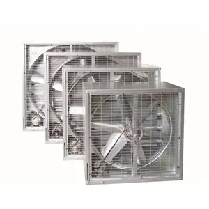 50 Zoll 1,1/0,75 kW Hochwertiger Unterdruck verzinkter Luft abluft ventilator Küchen quadrat lüftung 3-Phasen-1-Phasen-Motor