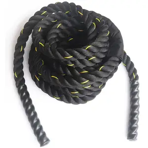 Factory Supplier Gym equipment Heavy Exercise Training Battle Rope Climbing Rope in 30, 40, 50ft Length