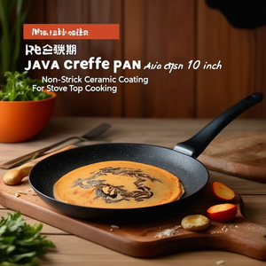 Padella per crêpe Java da 10 pollici con rivestimento ceramico antiaderente per cottura su piano cottura - Product Image 3
