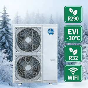 Pompa di Calore Elettrica ad Aria 24KW 30KW 45KW per Riscaldamento, Raffreddamento e ACS, Senza Serbatoio, a Risparmio Energetico, R290 Certificato CE - Product Image 1