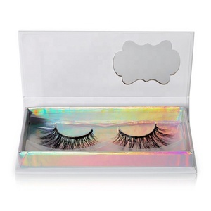 Luxury Private Label Custom Logo Printed False Eyelash Packaging Box Pink Magnetic Mink Eyelash Box