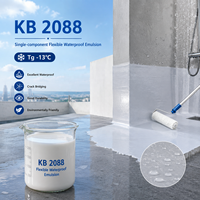Revêtements d'étanchéité monocomposants, matière première émulsion styrène-acrylique pour une flexibilité et une résistance à l'eau exceptionnelles