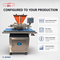 Machine de dépose automatique de chocolat LST en acier inoxydable 304, 1 à 4 moules/min, pour petites/moyennes usines, état neuf