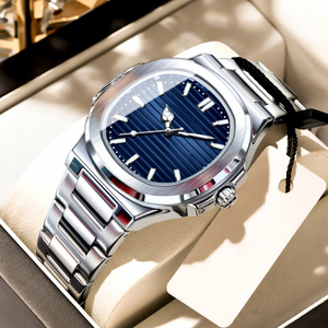 Bracelet de montre élégant en quartz de style mode, bracelet de remplacement étanche pour montres mécaniques et à quartz pour hommes et femmes - Product Image 1
