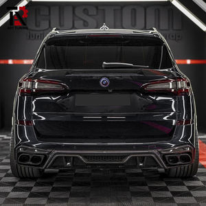 Adatto per <span class=keywords><strong>2018</strong></span> a 2025 BMW <span class=keywords><strong>X5</strong></span> G05 G05lci vera fibra di carbonio LD stile labbro posteriore - Product Image 4