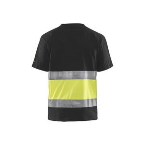 BLAKLADER - 338710309933XS T-shirt haute visibilité Noir/Jaune-EAN 7330509524428 HI-VIS WORKWEAR - Product Image 2