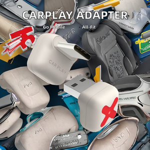 Adattatore Wireless CarPlay Compatibile con Android Auto Firestick Lexus GX Volvo XC60 <span class=keywords><strong>Audi</strong></span> A4 B8 USB Converte CarPlay - Product Image 3