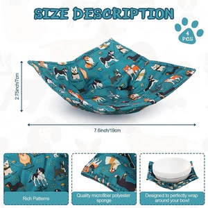 100% פוליאסטר כותנה מיקרוגל בטוח סיר מזון מרופד מפנק עבור מרק קערת מחבקים מחזיקי חם רפידות עמיד אספקת מטבח - Product Image 2