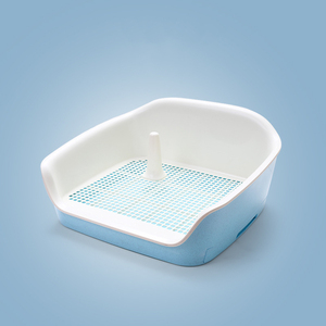 Wholesale Plastic Doggie Indoor Pet Potty Tray Park Corner Dog Toilet Dog Wee Pee Pads Tray Toilet for Dog - Product Image 2