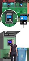 Terminal de point de vente Android 10 HIDISIM GC158 pour bus |   Lecteur de billets intelligent avec scanner de code QR, lecteur de carte NFC, caméra faciale, 16 Go