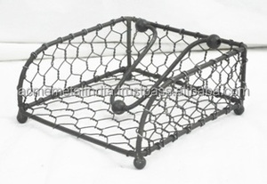 Porte-serviettes de forme carrée Vaisselle Porte-serviettes et support pour la maison et l'hôtel Ustensiles de cuisine Décoration de table et accessoires - Product Image 5