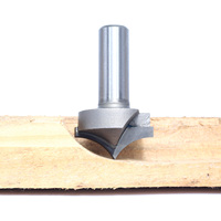 Fraises à bois CNC de type V à pointe arrondie, diamètre de la tige 1/2 pouce, rayon 5/8 pouce, personnalisées ODM/OEM, pour machines CNC