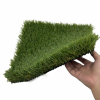 Rumput Sintetis HANWEI GRASS untuk Balkon Hunian, Bahan PE+PP, Tinggi Bulu 40mm, Lapisan Ganda PP+PU, Kepadatan 16800