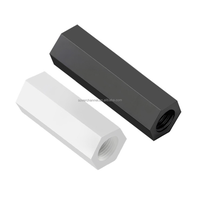 M6 M8 M10 White Black Hex Nylon Standoff Spacer Column Flat Head Hole Screws Aluminium Zinc Material Nuts Fasteners Product