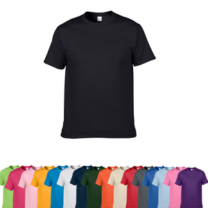 เสื้อยืดเปล่าคุณภาพสูง 100% ผ้าฝ้าย เสื้อยืดเรียบๆ สกรีนโลโก้แบรนด์ของคุณเอง เสื้อยืดโอเวอร์ไซส์ผู้ชาย ราคาโรงงาน - Product Image 2