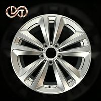 Velg Mobil Penumpang Aluminium Perak Cekung Hasil Mesin, Upgrade Roda Anti-Oksidasi, Grosir, Pemrosesan Kustom