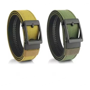 Ceinture à cliquet réglable en nylon pour entraînement quotidien, port dissimulé et chasse, avec glissière en toile robuste et fonctionnement automatique - Product Image 1