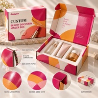 Boîte d'expédition personnalisée en carton ondulé E Flute pour la beauté, emballage cadeau cosmétique imprimé