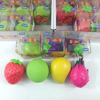 Jouet sensoriel TPR en forme de fruit du dragon avec son froissement pour soulager le stress chez les enfants et les adultes