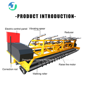 Équipement de finition automatique d'asphalte routier polyvalent, machine de nivellement du béton avec vibrateur pour la construction routière - Product Image 6