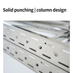 رفوف من الفولاذ المقاوم للصدأ للتخزين بسعر الجملة من المصنع، أرفف مستودعات للمطبخ - Product Image 5