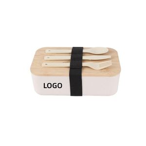 Top Quality Low MOQ Custom logo Hot Selling Monolayers Food Containers With Bamboo Lid - Product Image 1